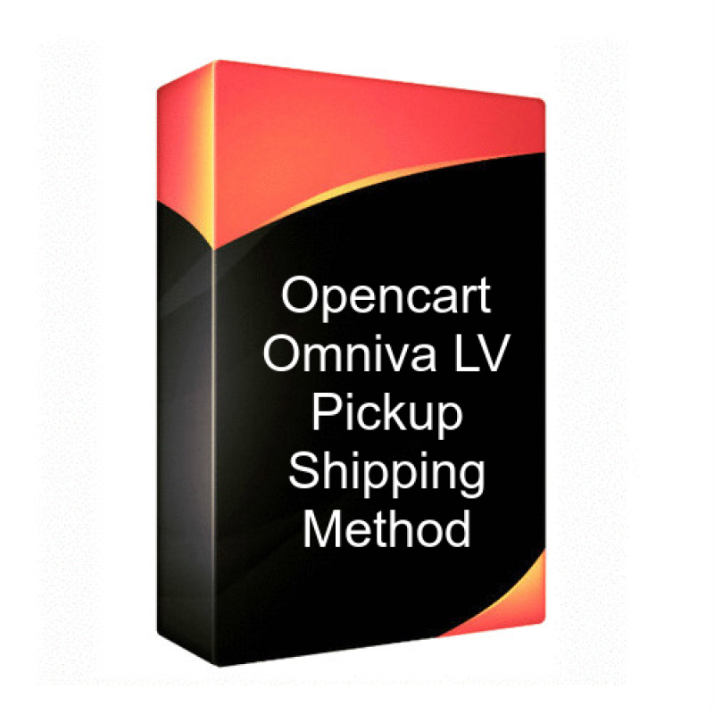 Opencart - Omniva Latvia Pickup Shipping Method